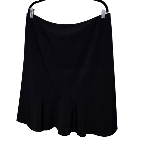 Nine West Dresses & Skirts - Nine West Black Flared Hem Skirt Women's Size 14 Career Office